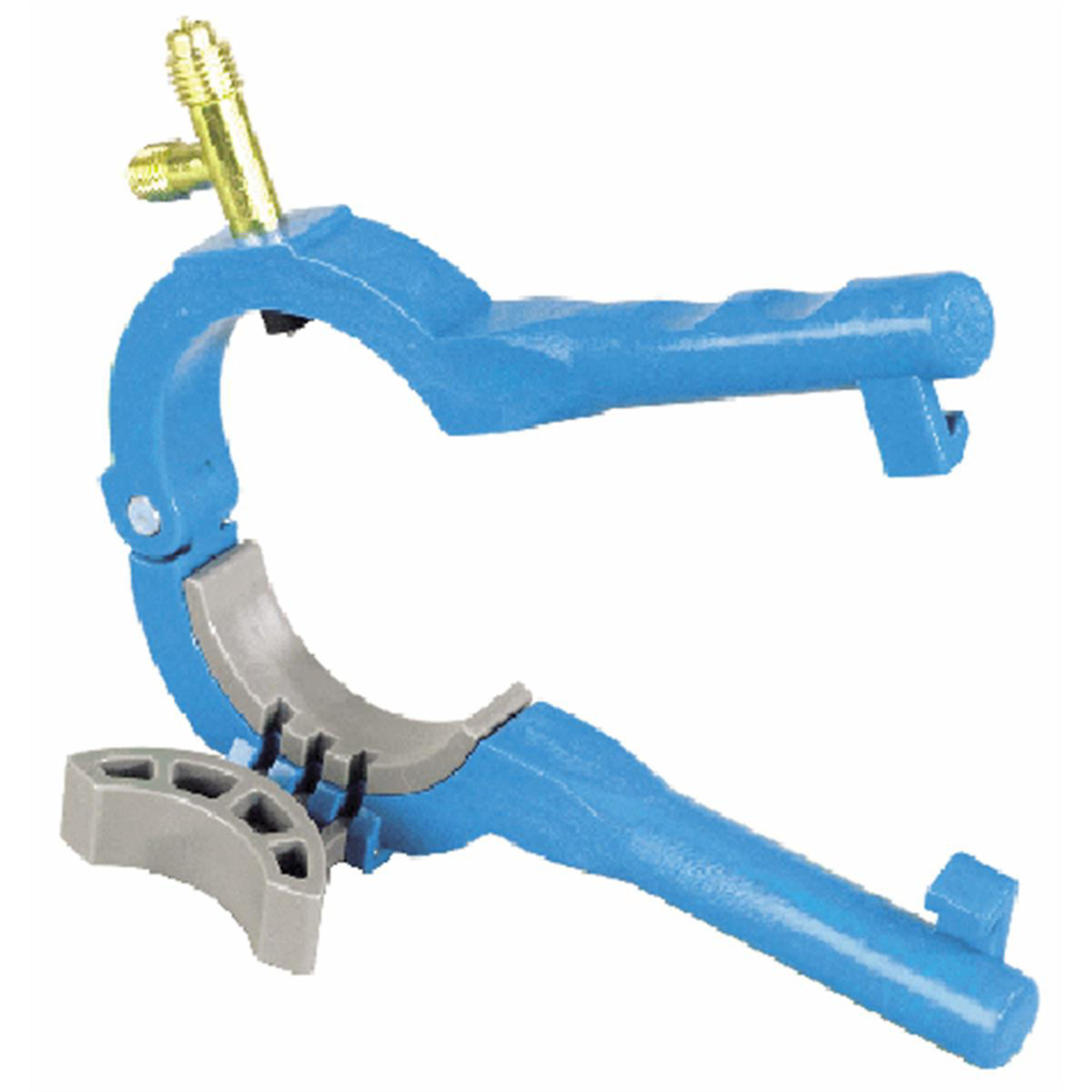 Robinair CAN Tap — Hinged Design, 1/4in. Flare and 1/2in. ACME Ports, Anti-Blow-Back Valves, Model# ROB10102